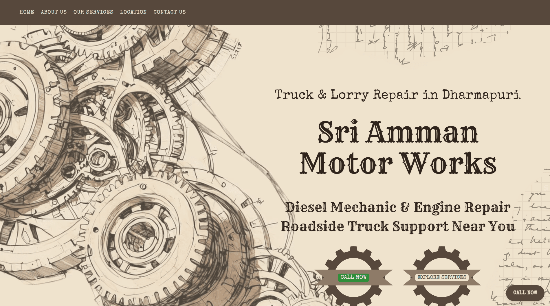Sri Amman Motor Works desktop screenshot